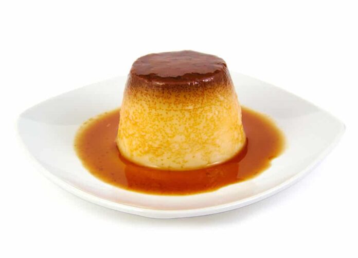 Flan au caramel léger