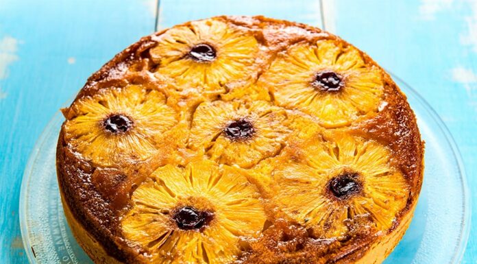 Gâteau à l’ananas et fromage blanc