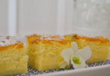 Gâteau magique arôme citron