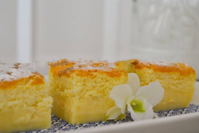 Gâteau magique arôme citron