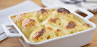 Gratin de chou-fleur léger