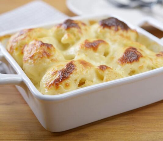 Gratin de chou-fleur léger