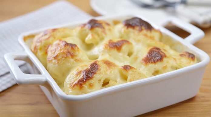 Gratin de chou-fleur léger