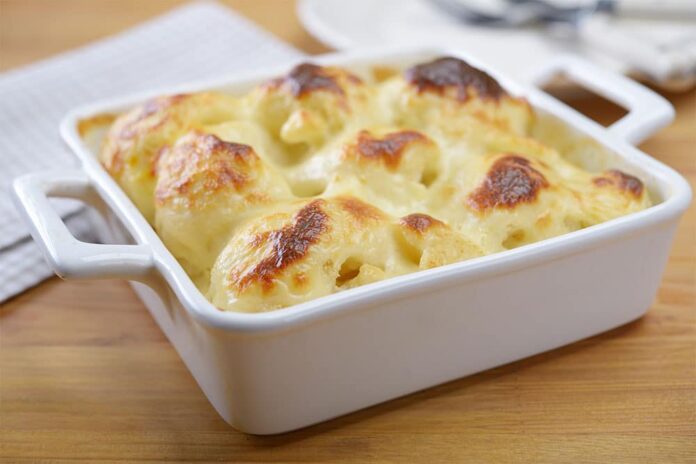 Gratin de chou-fleur léger