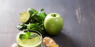 Jus Detox aux Pommes / Concombre et Gingembre