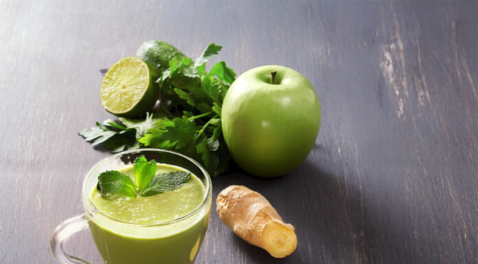 Jus Detox aux Pommes / Concombre et Gingembre