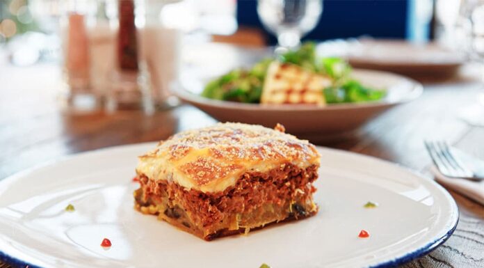 Moussaka à la courgette