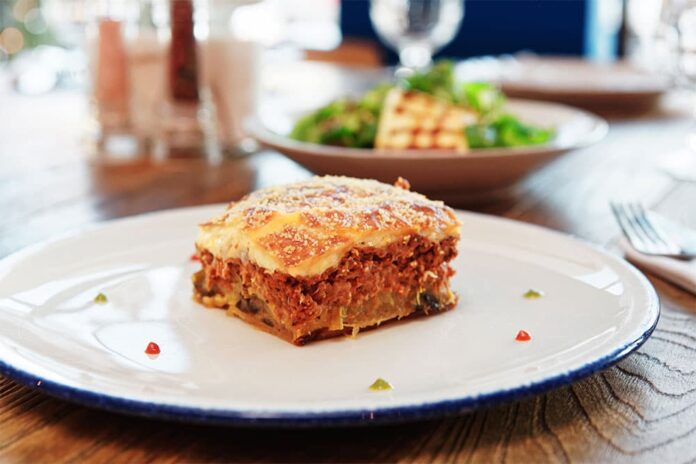 Moussaka à la courgette