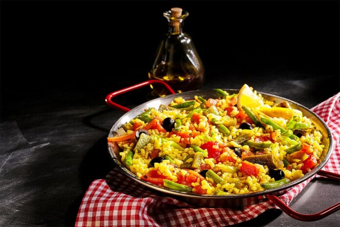 Paella aux légumes