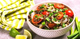 Salade de lentilles