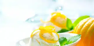 Sorbet au citron léger