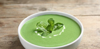 Soupe aux légumes verts