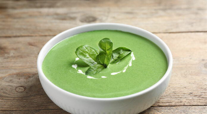 Soupe aux légumes verts