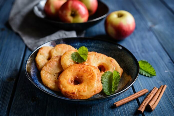 beignets aux pommes