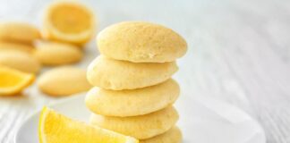 Biscuits légers au goût de citron