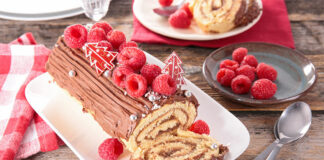 Bûche légère au chocolat