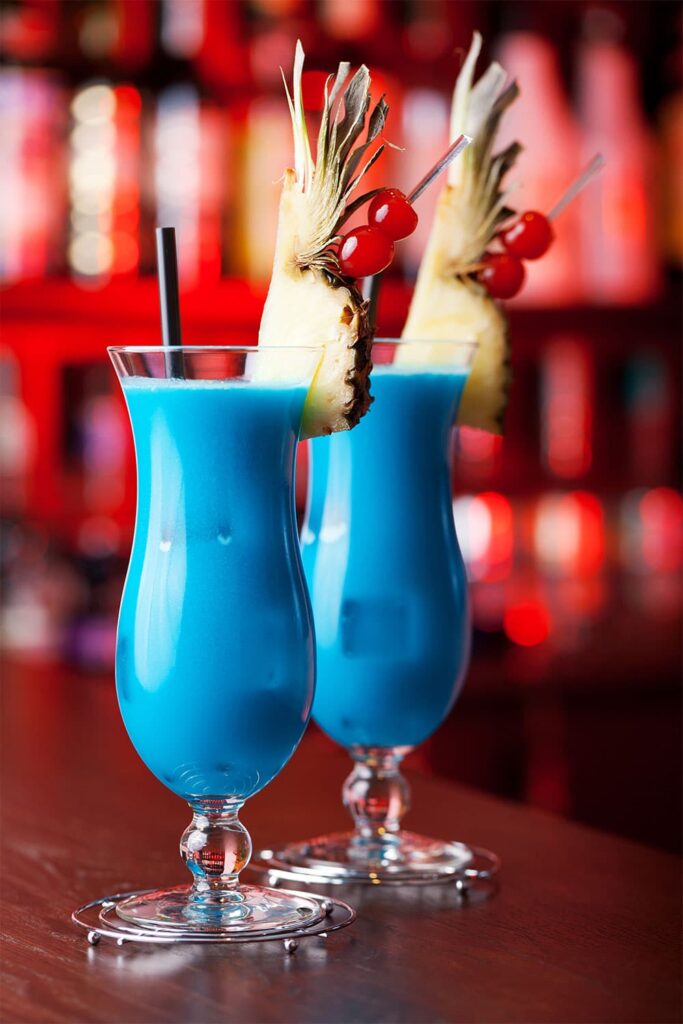 Cocktail Blue Hawaiian au Thermomix