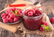 Confiture de framboises