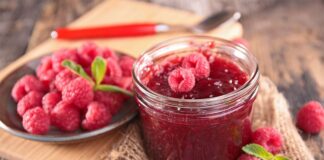 Confiture de framboises