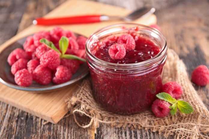 Confiture de framboises