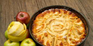 Gâteau aux pommes et mascarpone