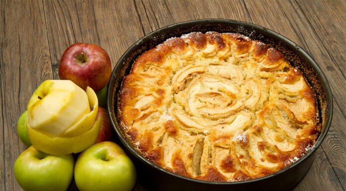 Gâteau aux pommes et mascarpone