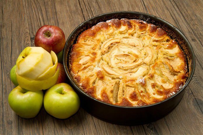 Gâteau aux pommes et mascarpone