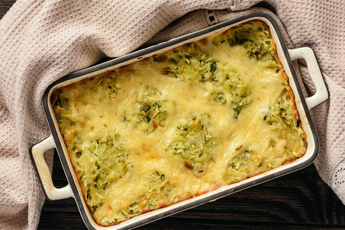 Gratin de pommes de terre aux courgettes