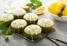 Muffins légers au citron et graines de pavot