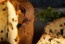 Panettone aux raisins secs et pépites de chocolat avec Thermomix