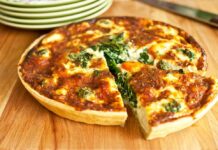 Quiche aux épinards et boursin