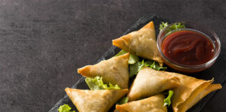 Samosas au thon et légumes