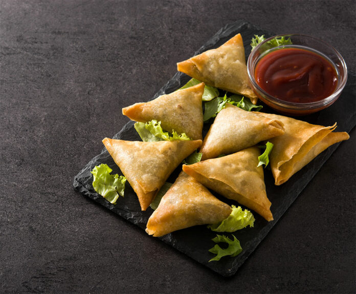 Samosas au thon et légumes