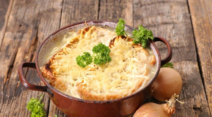 Soupe à l’oignon gratinée avec Thermomix