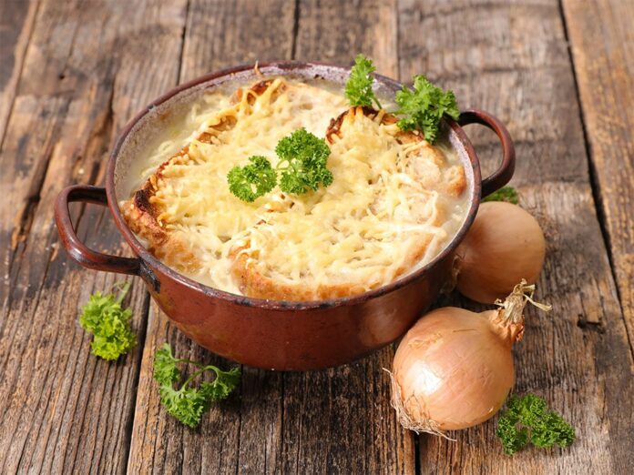 Soupe à l’oignon gratinée avec Thermomix