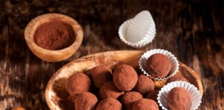 Truffes au chocolat légères