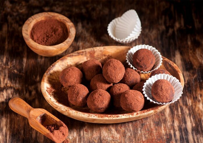 Truffes au chocolat légères