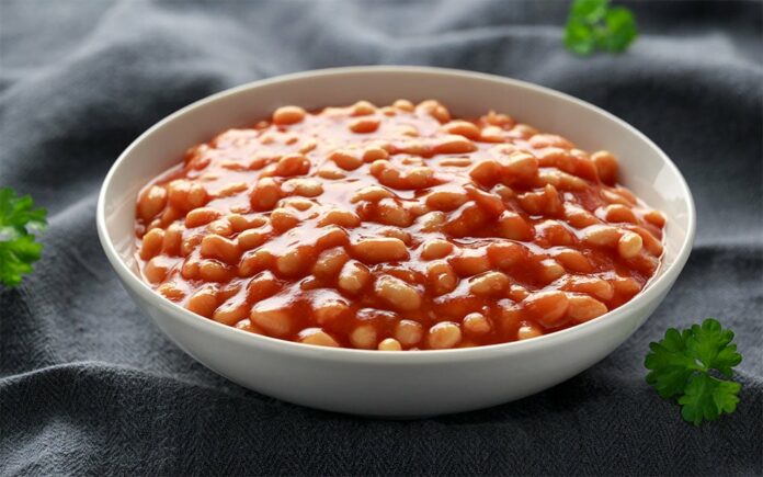 haricots blancs à la sauce tomate