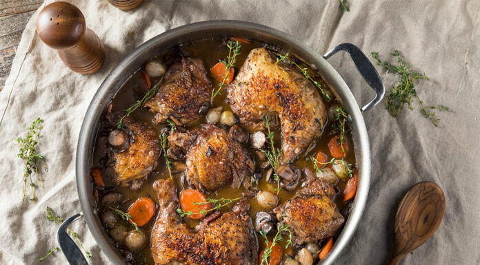 poulet bourguignon