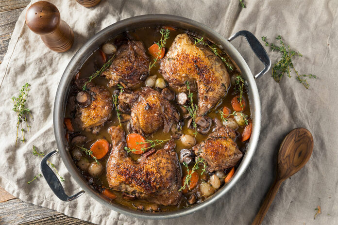 poulet bourguignon