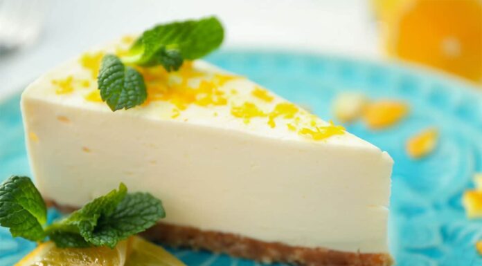 Cheesecake au citron sans cuisson