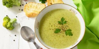 Crème de brocoli et pommes de terre