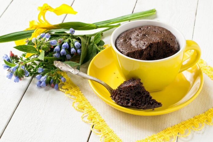 Mug cake fondant au chocolat