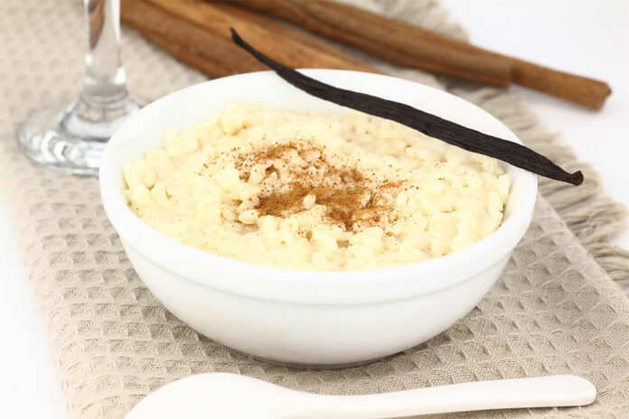 Riz au lait à la vanille et cannelle