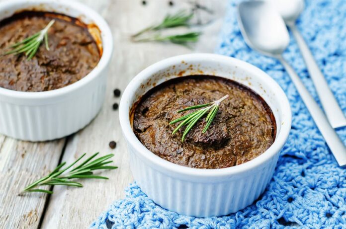 Soufflé de Noël au foie gras au Thermomix