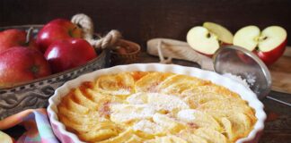 Clafoutis aux Pommes Caramélisées