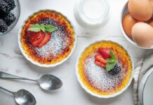 Crème brûlée à la vanille