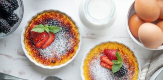 Crème brûlée à la vanille