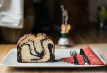 Gâteau marbré au chocolat