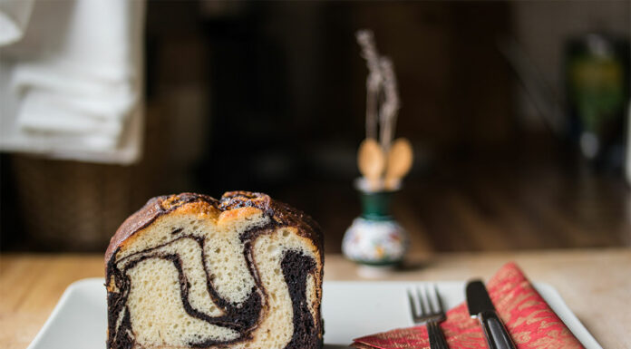 Gâteau marbré au chocolat